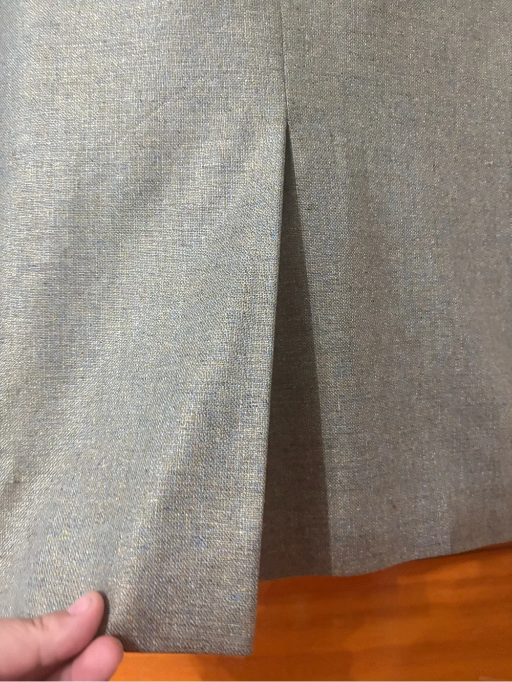Jos A Bank 100% Silk Tweed Green Blazer Sport Coat, 48L